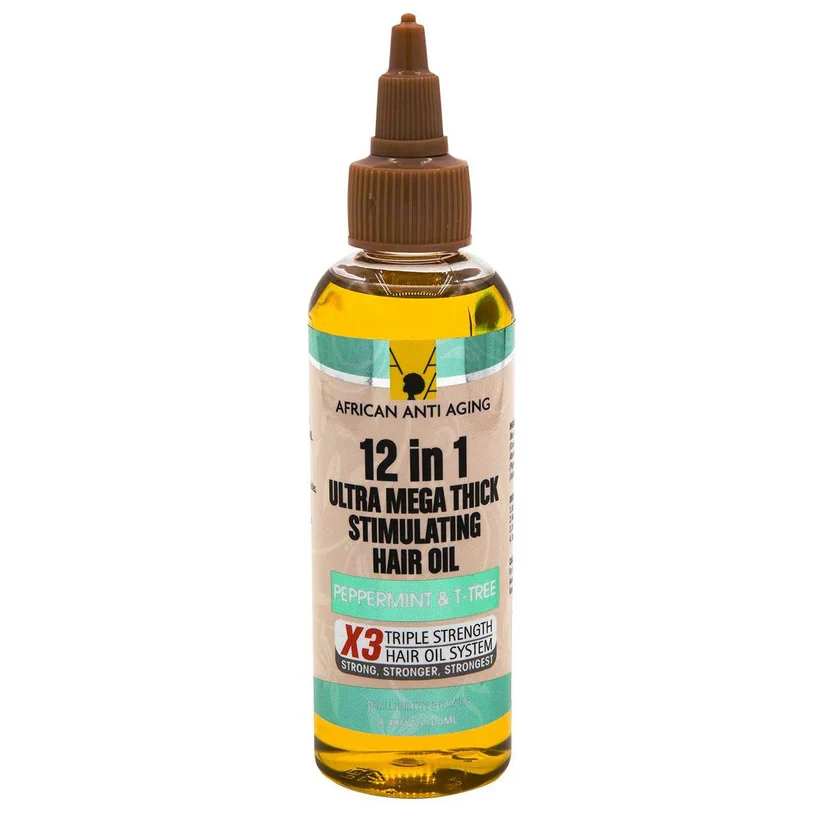 12 In 1 Ultra Mega Thick Stimulating Hair Oil 3.38 oz - Image 2