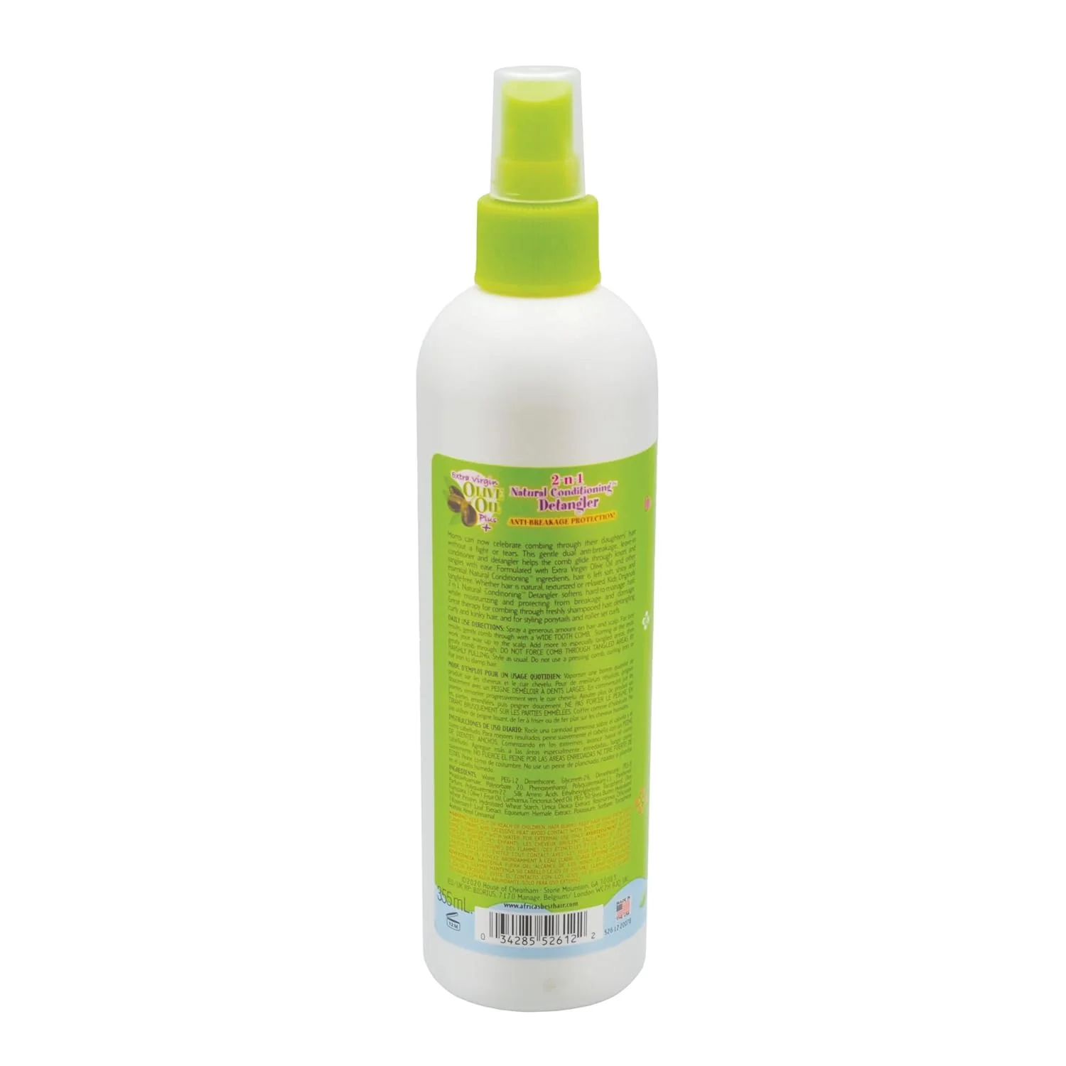 A/Best Kids Org Olive 2-in-1 Conditioner Detangler 12oz Gentle Nourishing Hair Care - Image 3