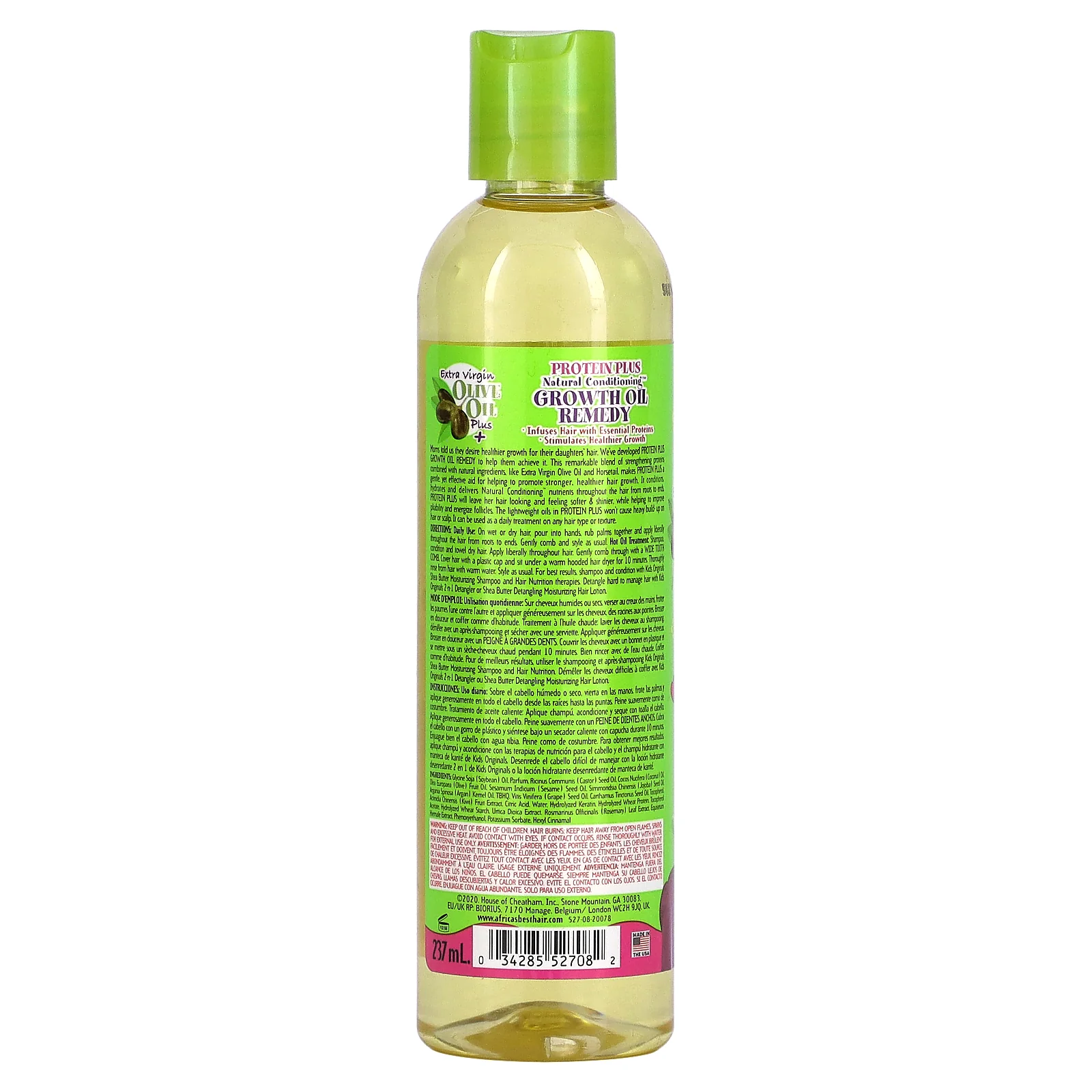 A/Best Kids Org Olive Oil Remedy 8oz Nourishing Hair - Image 2
