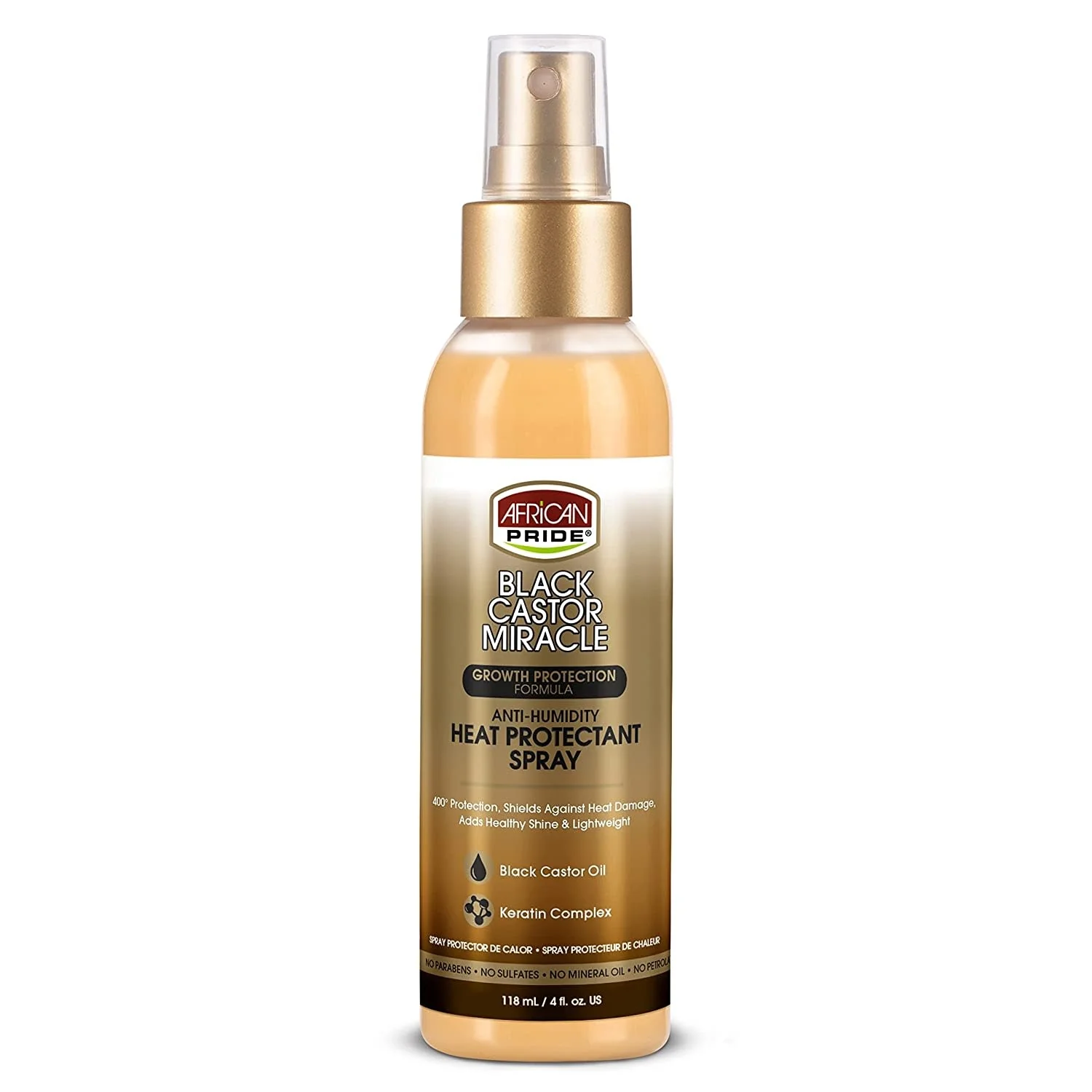 African Pride BCM Heat Protectant Spray 4 oz