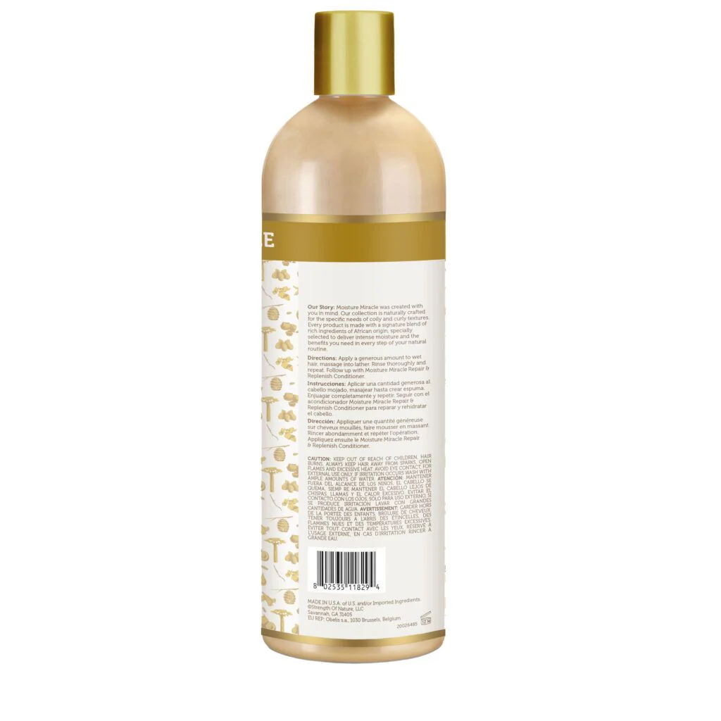 African Pride Moisture Honey & Coconut Oil Nourish Shampoo 16 oz - Image 4