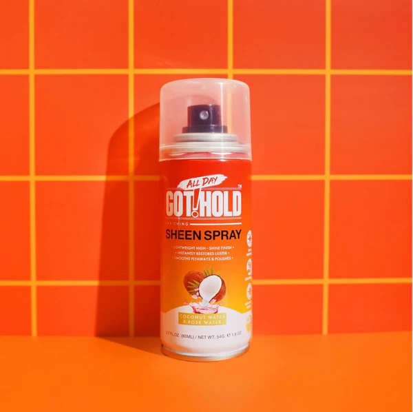 ALLDAY GOT HOLD SHEEN SPRAY COCONUT WATER & ROSE WATER