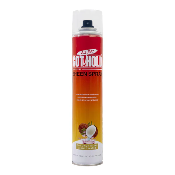 ALLDAY GOT HOLD SHEEN SPRAY COCONUT WATER & ROSE WATER - Image 2