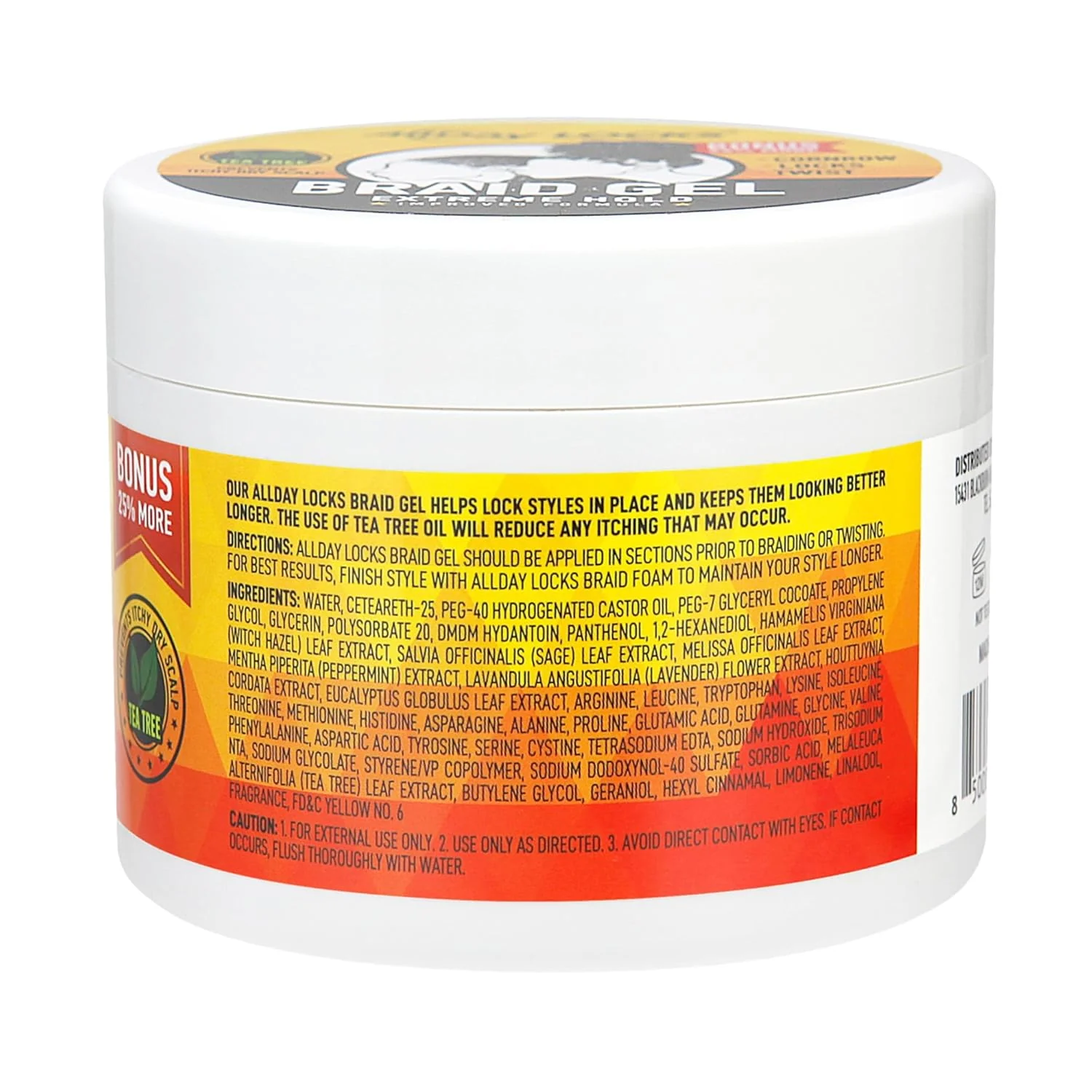 Allday Locks Braid Gel Extreme Hold 5Oz - Image 2
