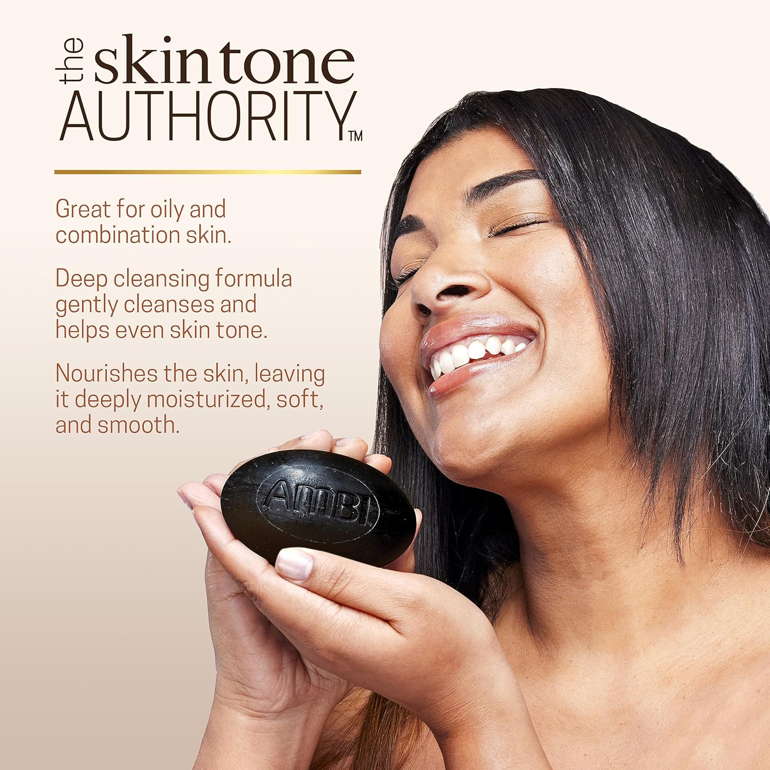 AMBI Black Soap 5.3oz Nourishing Care - Image 4