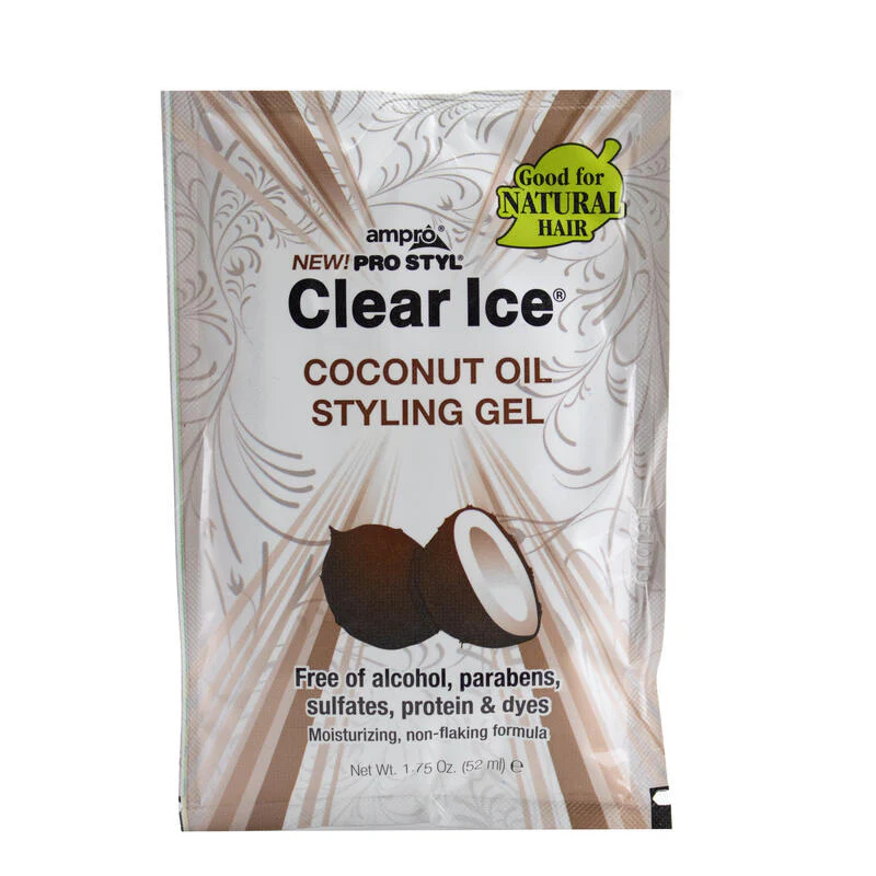 AMPRO CLEAR ICE COCONUT STYLING GEL 1.75OZ - Image 2