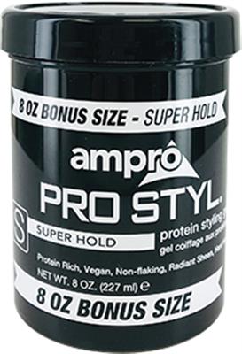 Ampro Pro Styl Super Hold Protein Styling Gel 8 oz - Image 2