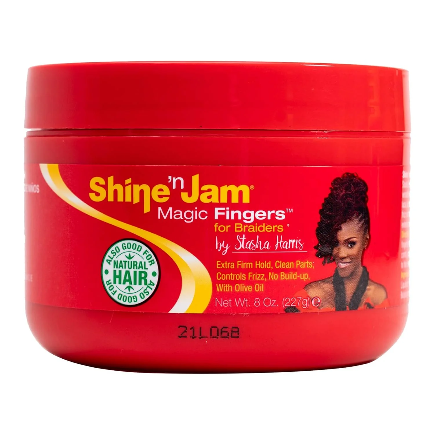 Ampro Shine-N-Jam For Braiders Extra Hold Gel 8Oz