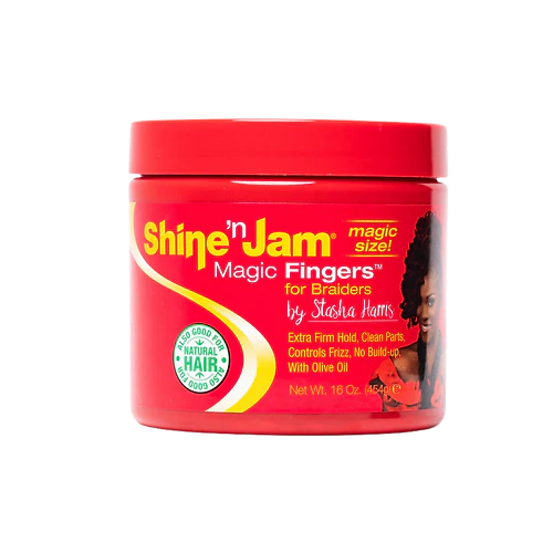 Ampro Shine-N-Jam For Braiders Extra Hold Gel 8Oz - Image 3