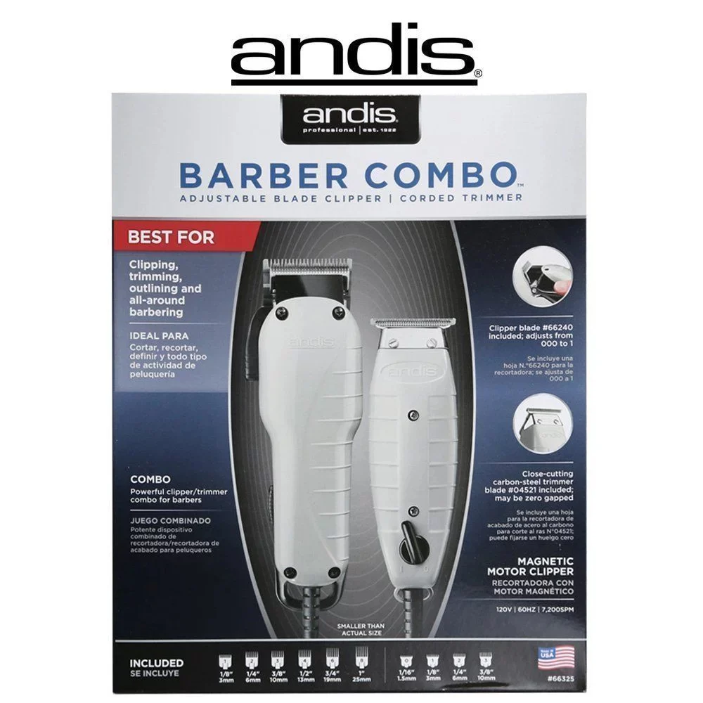 Andis Barber Clipper & Trimmer Combo