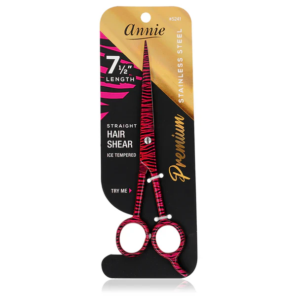 Annie Stainless Steel Straight Hair Shears - Image 8