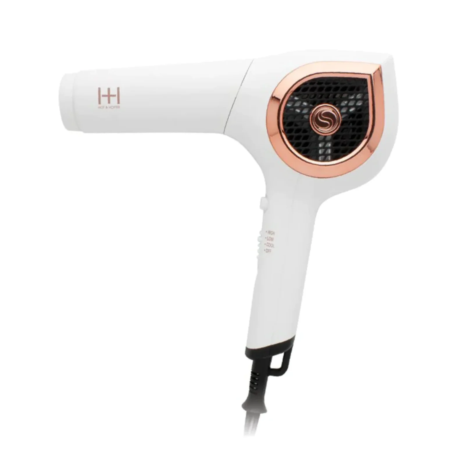 Annie White Gold Hot & Hotter Ceramic Ionic Turbo 3000 Hair Dryer (5911) - Image 2
