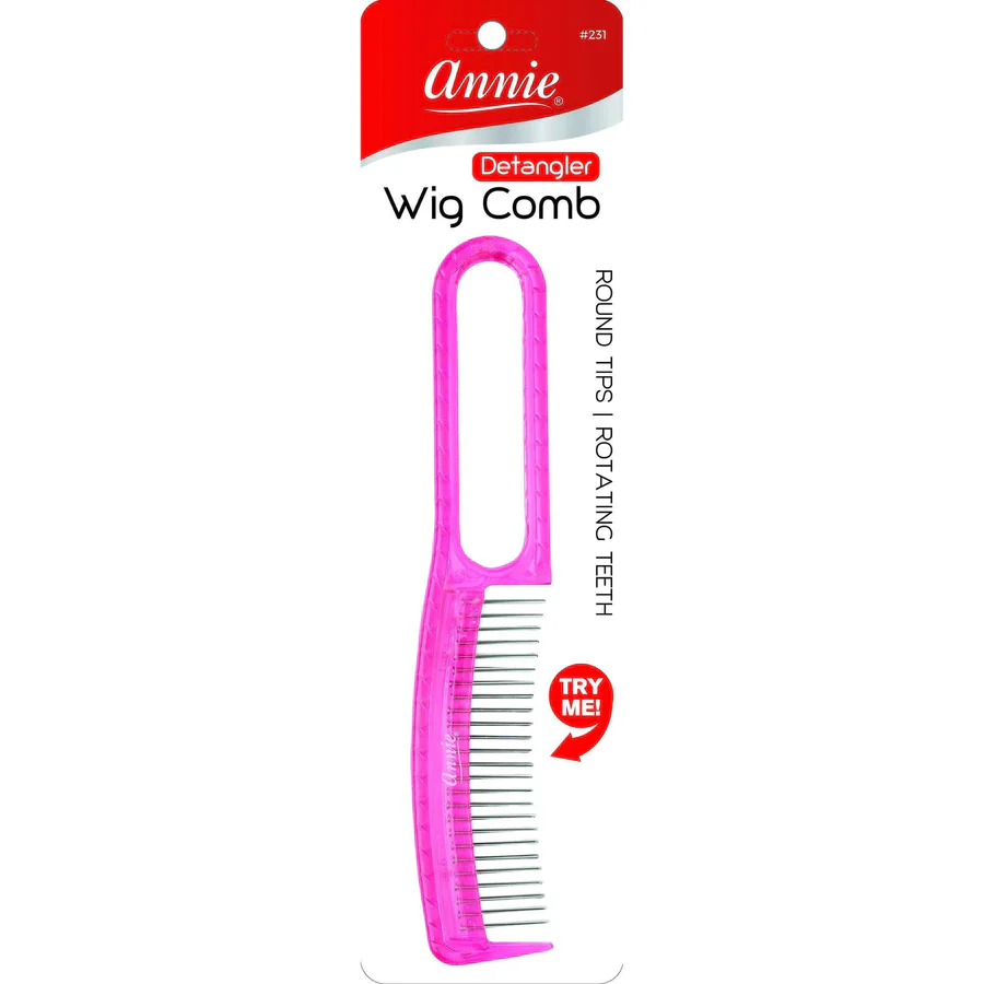 Annie Wig Detangler Comb Assorted Color (231) - Image 2