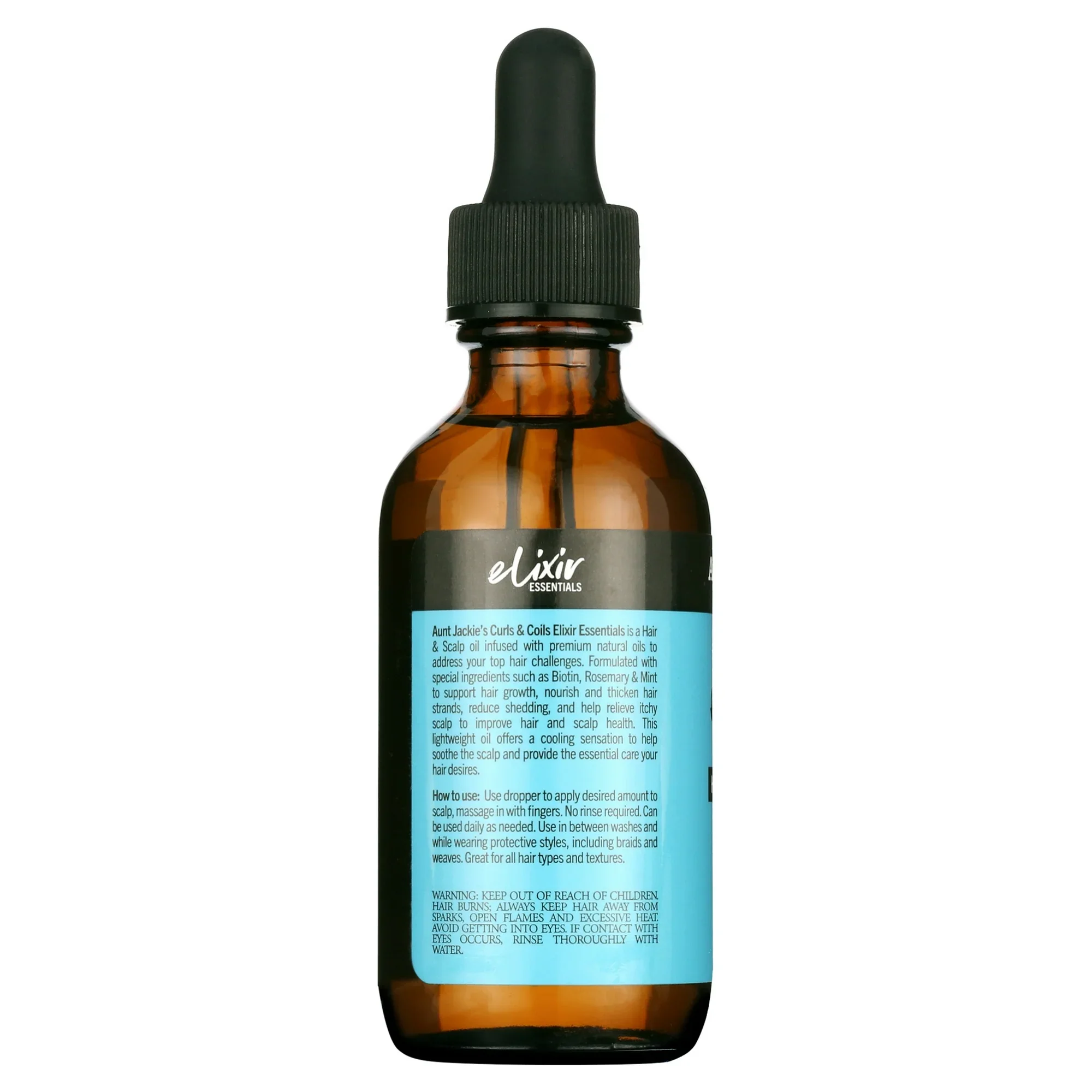 Aunt Jackie's Elixir Essentials Hair & Scalp Oil 2 oz - Image 2