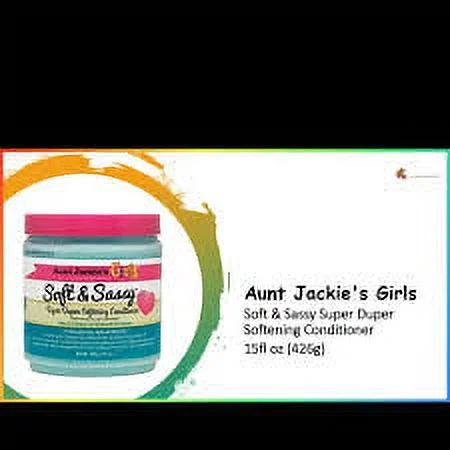 Aunt Jackie's Girls Soft & Sassy Softening Conditioner 15 oz - Image 3