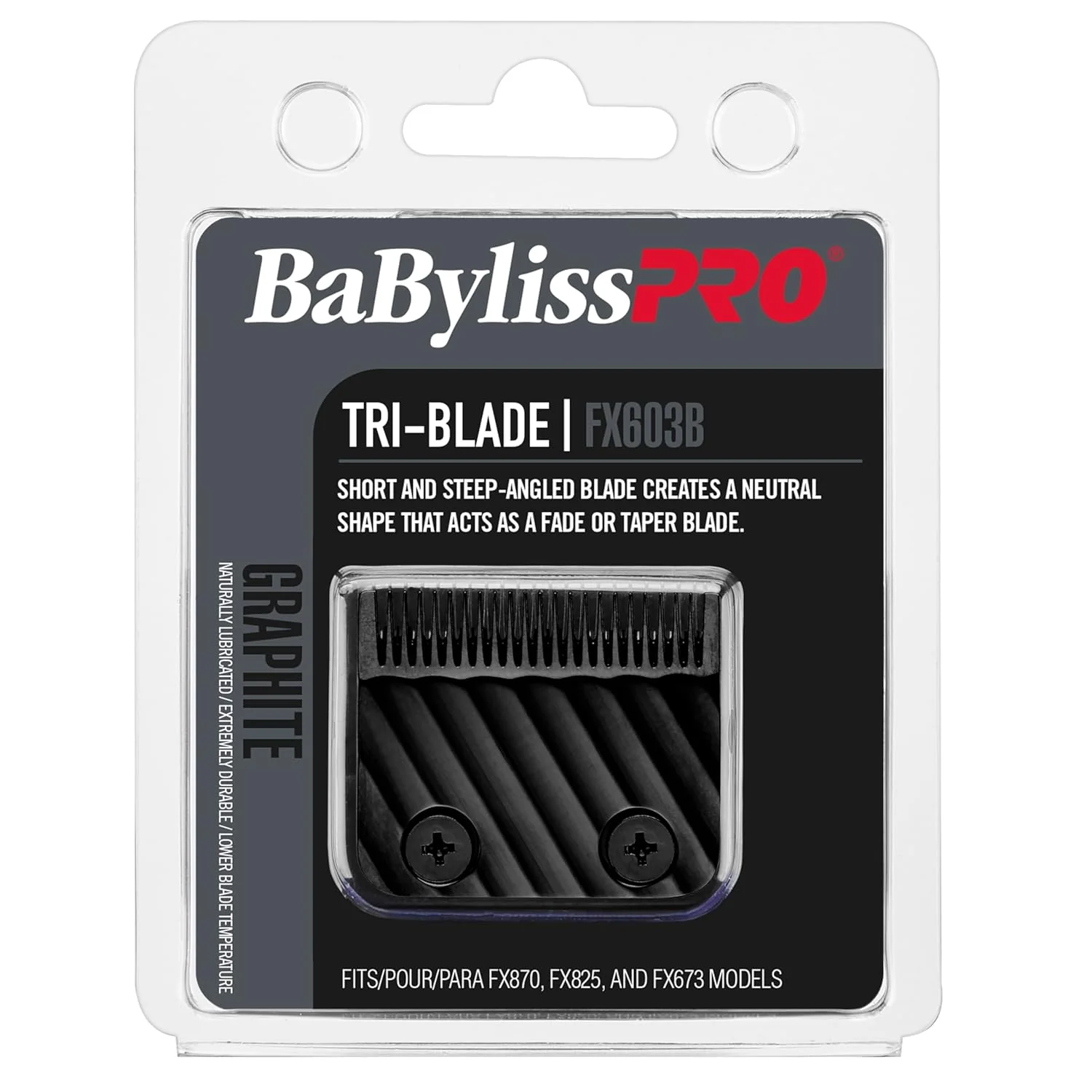 Babyliss Pro Black Graphite Replacement Wedge Blade (FX603B)
