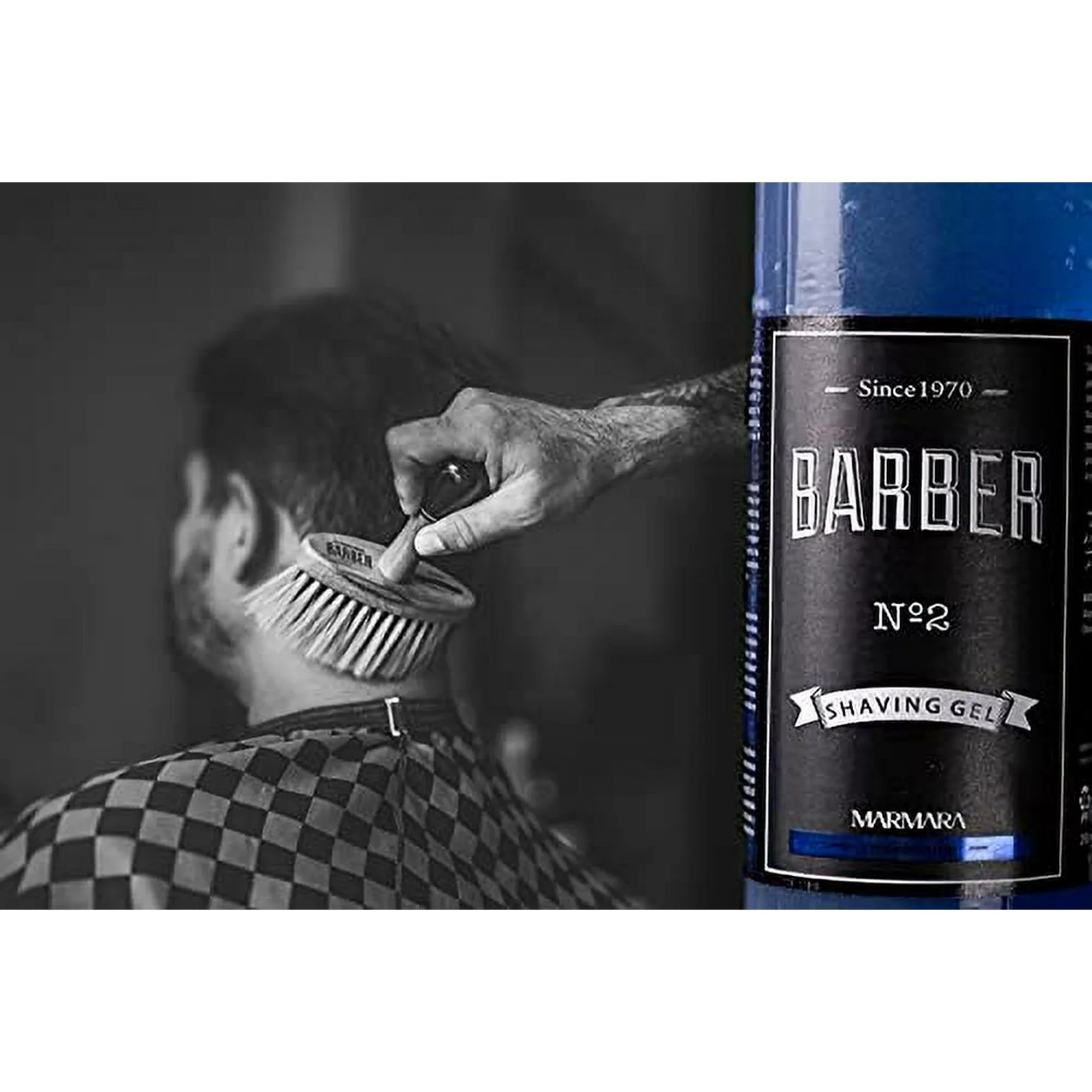 Barber Marmara Blue No 2 Shaving Gel - Image 2