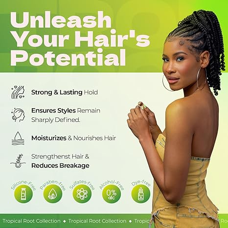 Bronner Bros Tropical Roots Locking Gel 6oz - Image 3