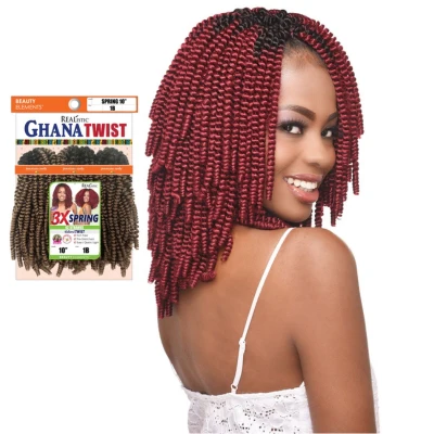 Beauty Elements Ghana 3x Spring Twist Crochet - 10" - Image 3