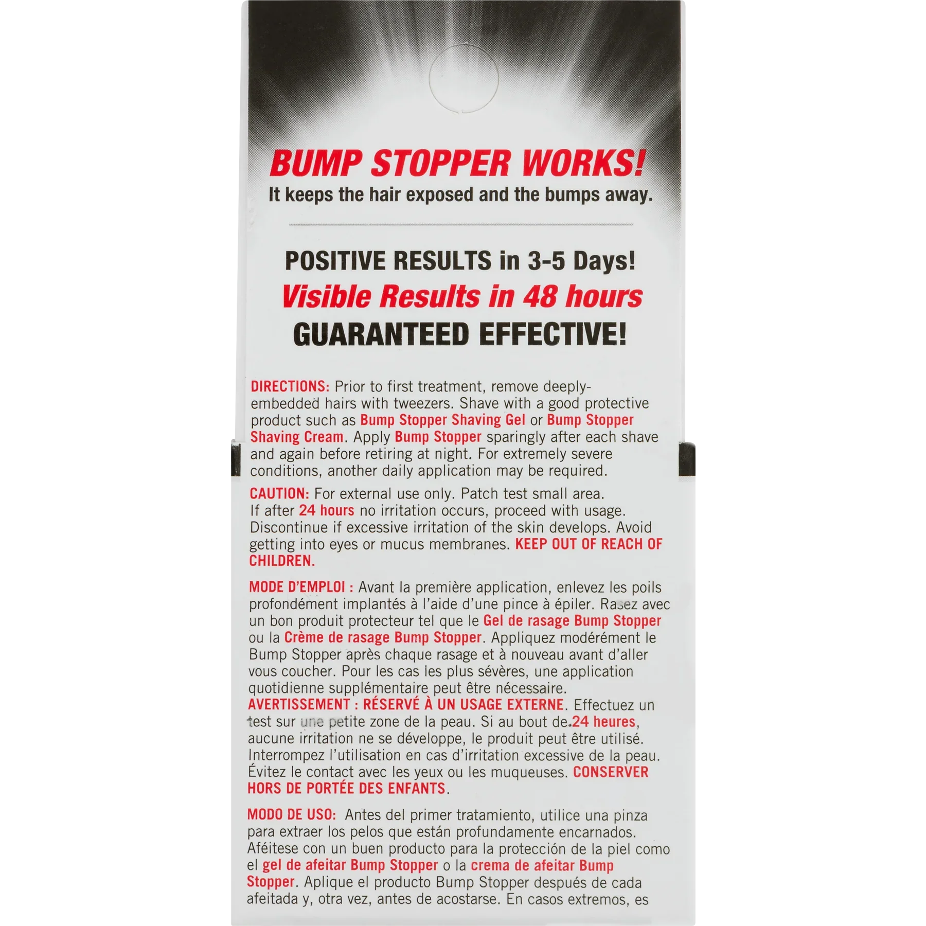 High Time Bump Stopper Sensitive Skin Razor Bump 0.5 oz - Image 3