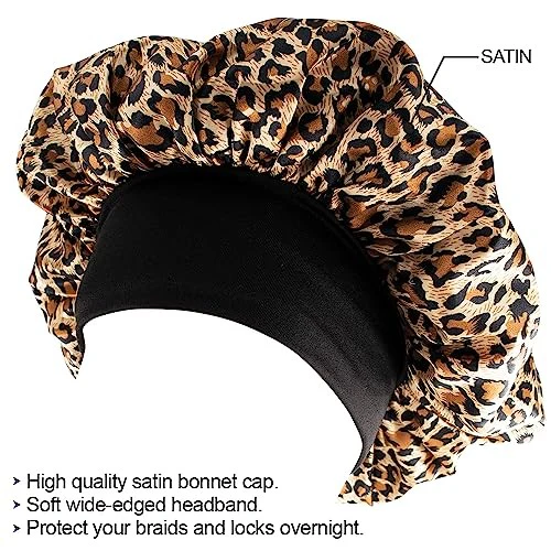 BEAUTY TOWN WIDE EDGE SATIN BONNET - Image 2