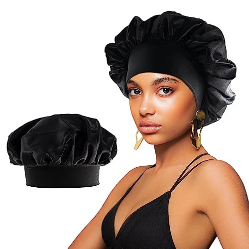 BEAUTY TOWN WIDE EDGE SATIN BONNET - Image 4