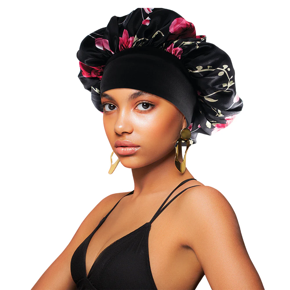 BEAUTY TOWN WIDE EDGE SATIN BONNET - Image 7