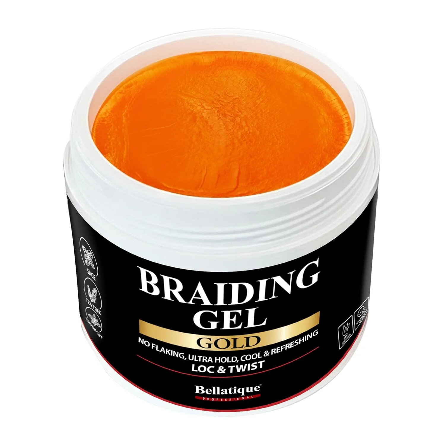 Bellatique Gold Braiding Gel Maximum Hold for Locs & Twists - Image 3