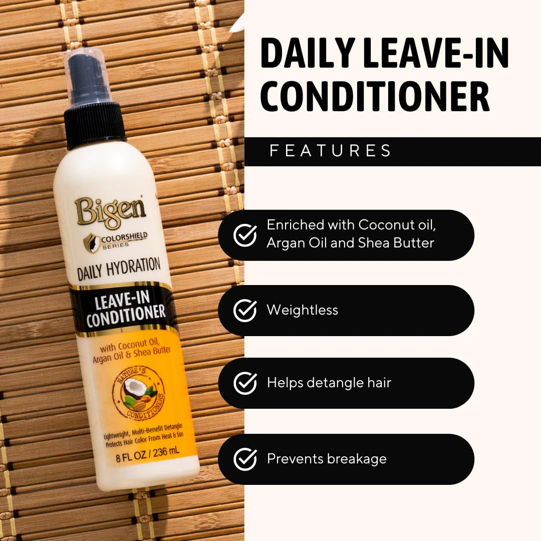 Bigen Colorshield Daily Hydration Leave-In Conditioner 8 fl oz