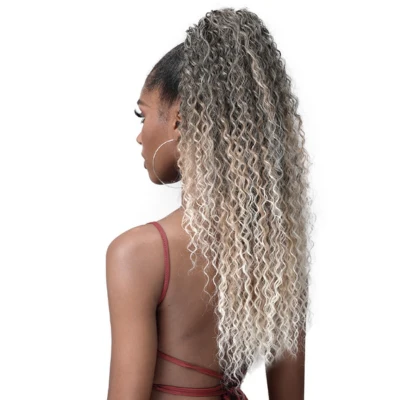 Bobbi Boss Tress up Drawstring Ponytail Water Wave - 28" - Image 2