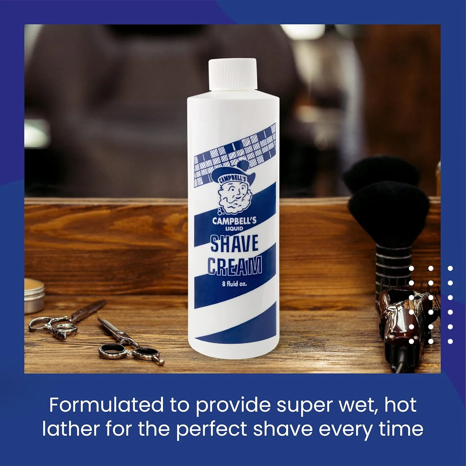 CAMPBELL'S LIQUID SHAVE CREAM 8OZ - Image 2