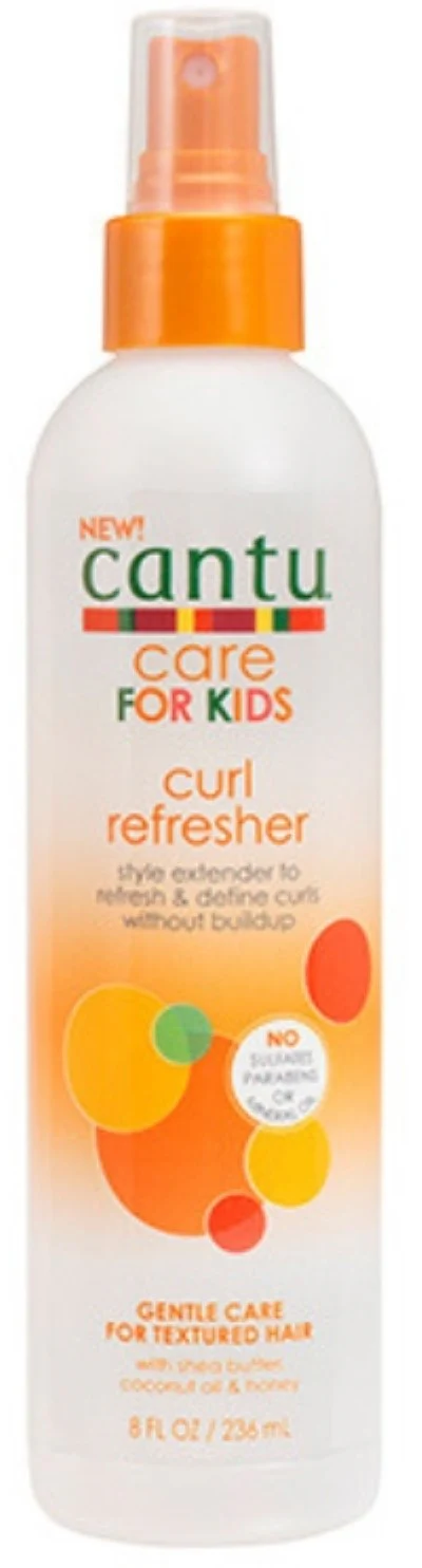 Cantu Care for Kids Curl Refresher 8oz Moisturizing Detangling Styling Spray - Image 2