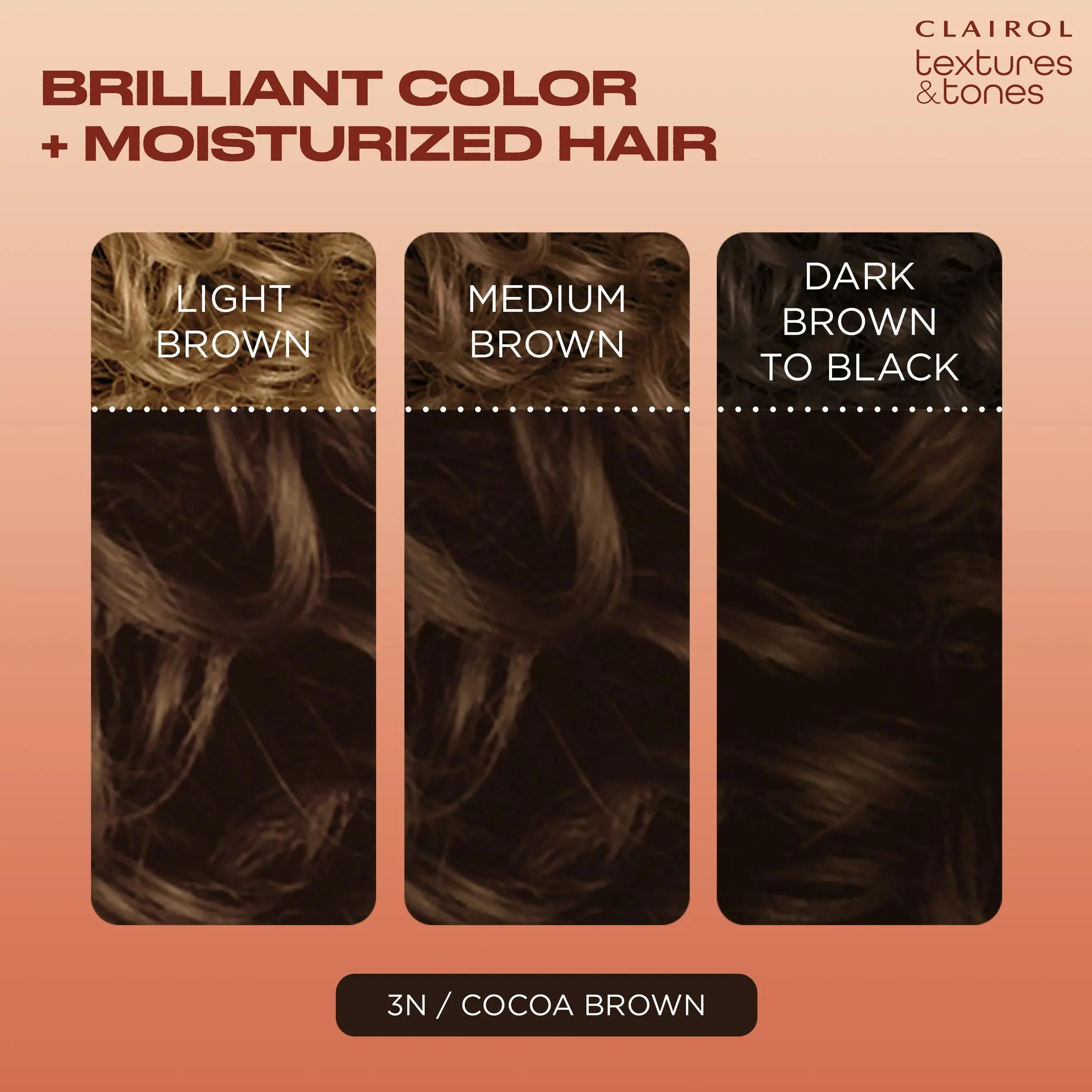 CLAIROL TEXTURES 3N COCOA BROWN - Image 4