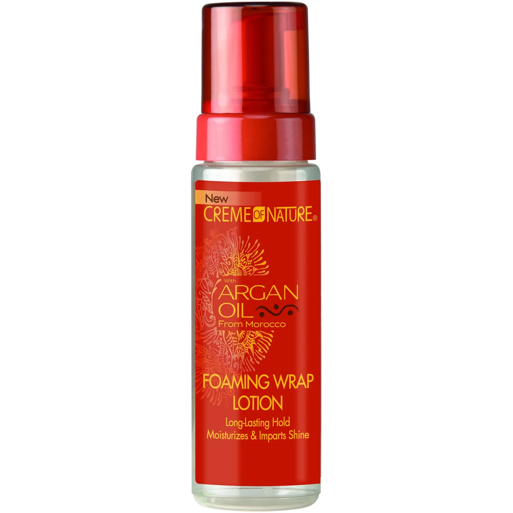 Creme Of Nature Argan Oil Foaming Wrap Lotion Mousse 7Oz