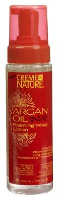 Creme Of Nature Argan Oil Foaming Wrap Lotion Mousse 7Oz - Image 2