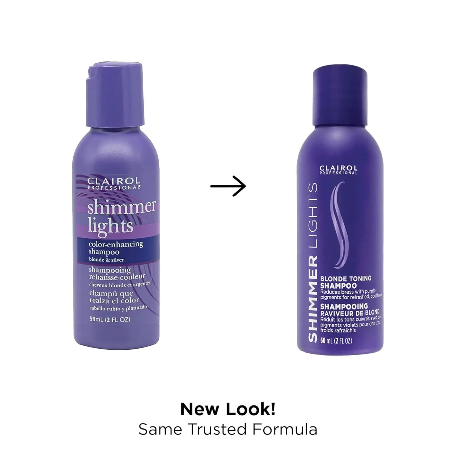Clairol Professional Shimmer Lights Blonde & Silver Toning Shampoo - Image 4