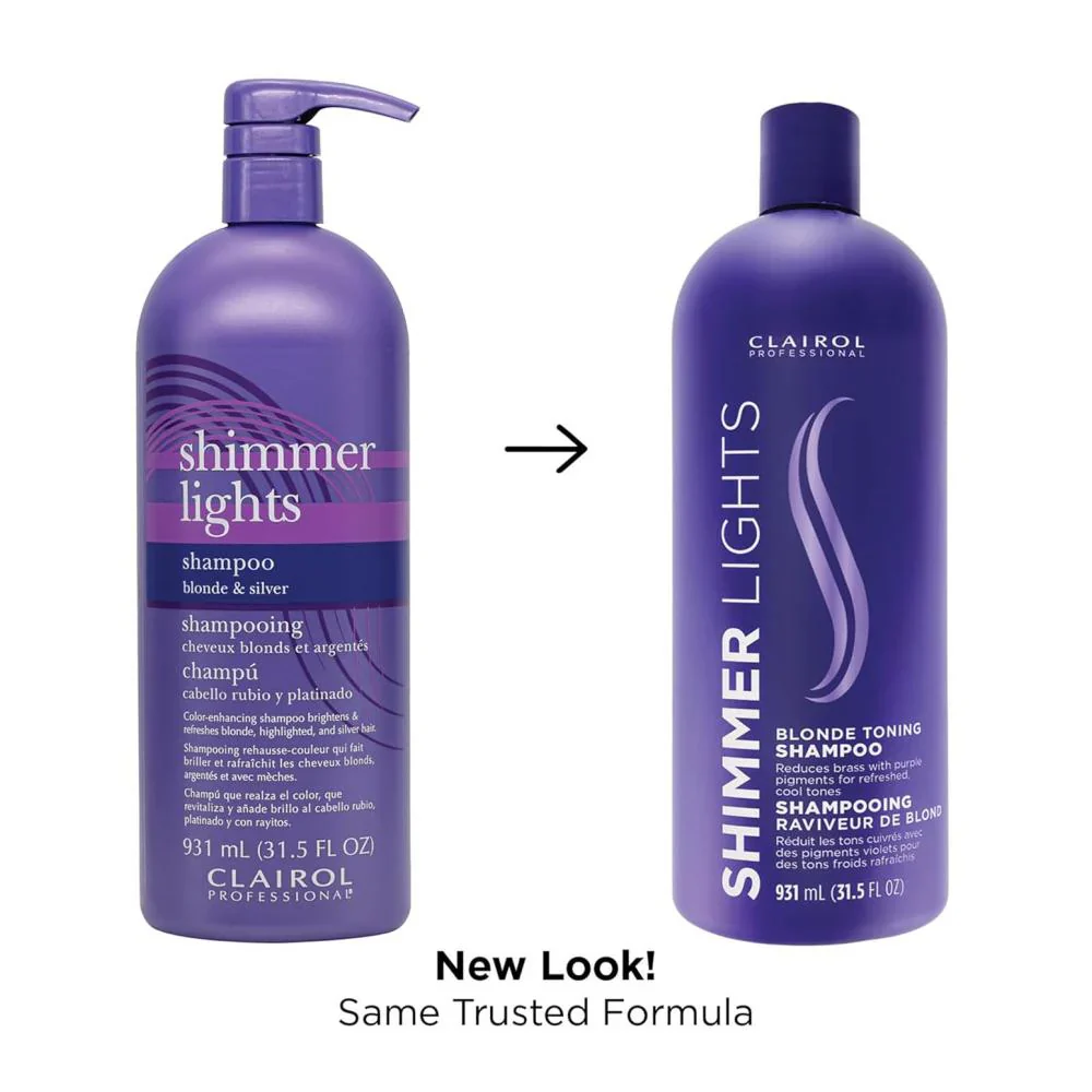 Clairol Professional Shimmer Lights Blonde & Silver Toning Shampoo - Image 7