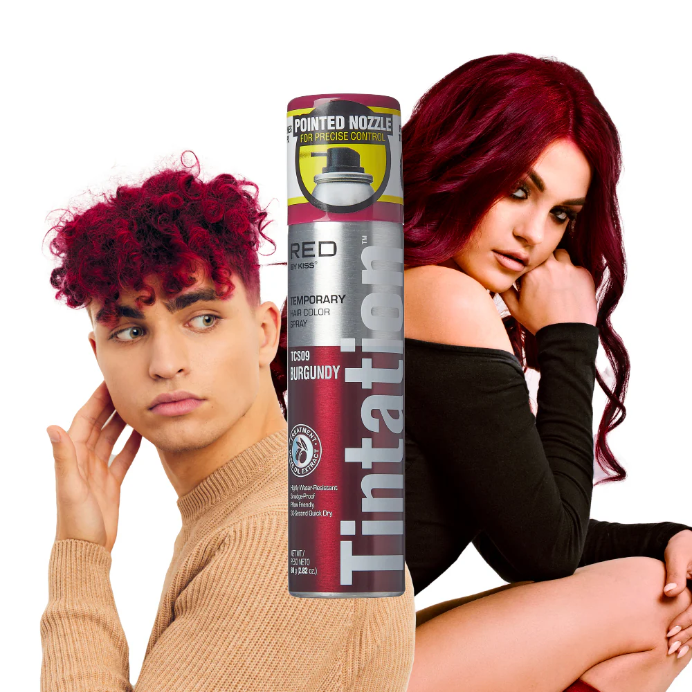 RED BY KISS Tintation Temporary Hair Color Spray - 2.8 oz - Image 15
