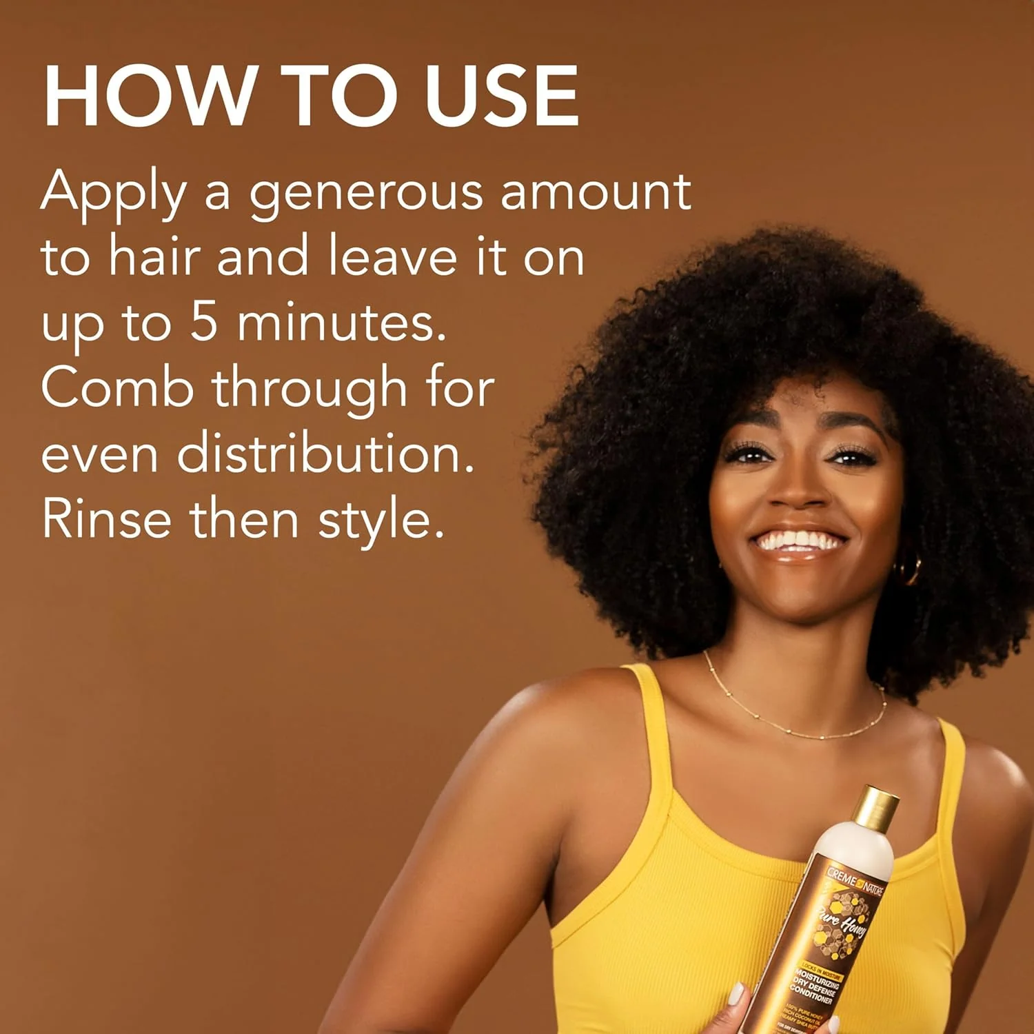 Creme Of Nature Pure Honey Conditioner 12Oz - Image 4