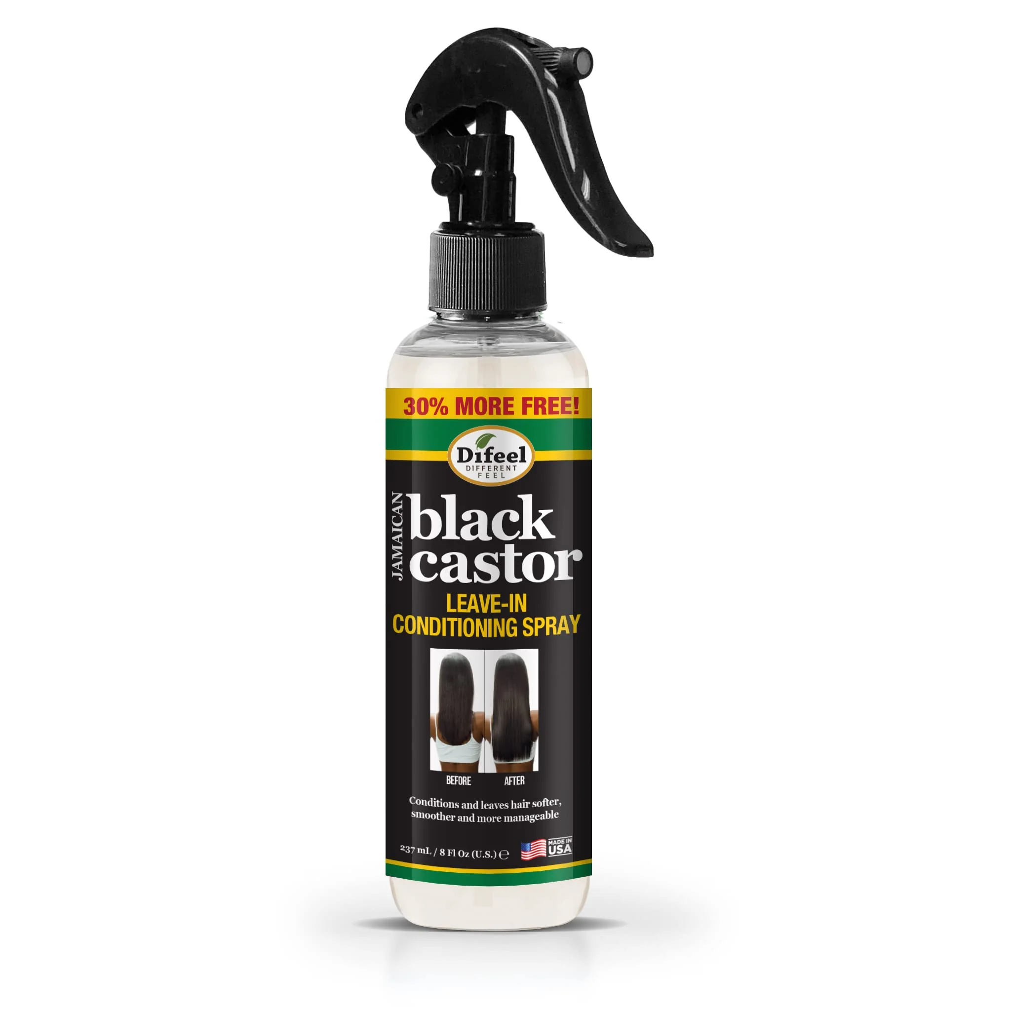 Difeel Jamaican Castor Oil Leave-In Conditioner Spray 6 oz