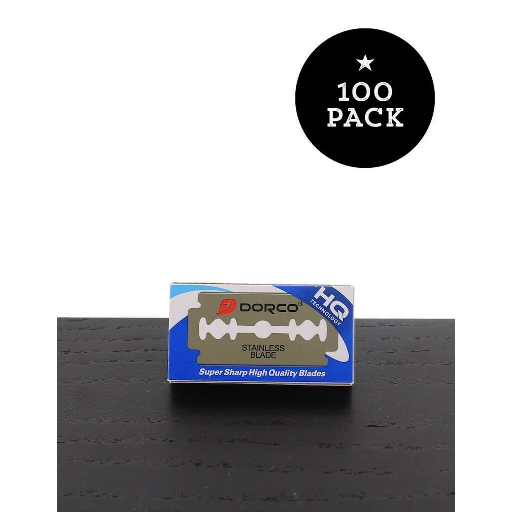 Dorco Blue Platinum Stainless Steel Double Edge Razor Blades 100 Pack - Image 3