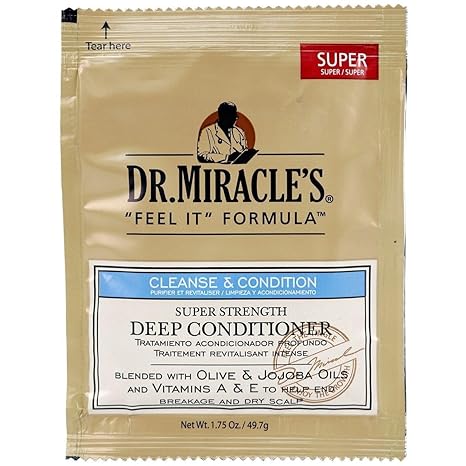 Dr. Miracle's Cleanse & Condition Feel it Deep Conditioning 1.75 oz