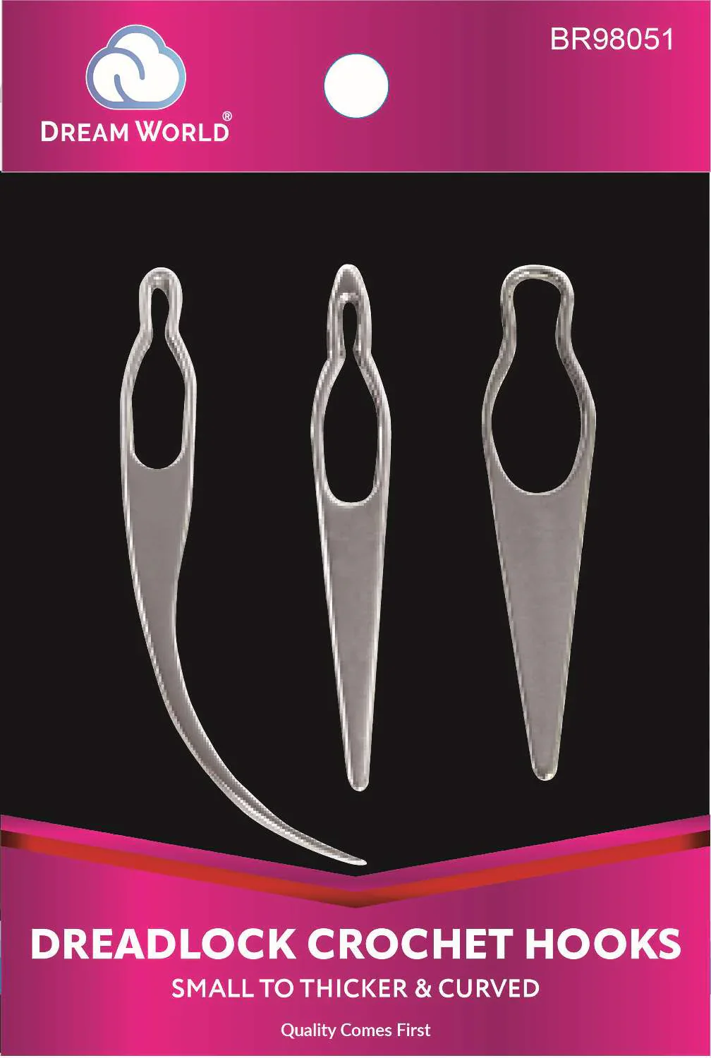 Dream World 3-in-1 Dreadlock Crochet Hook (BR98051)