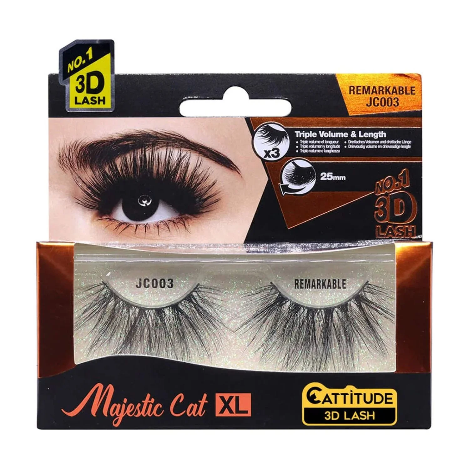 Ebin Majestic Cat 3D Eye Lashes - Image 2