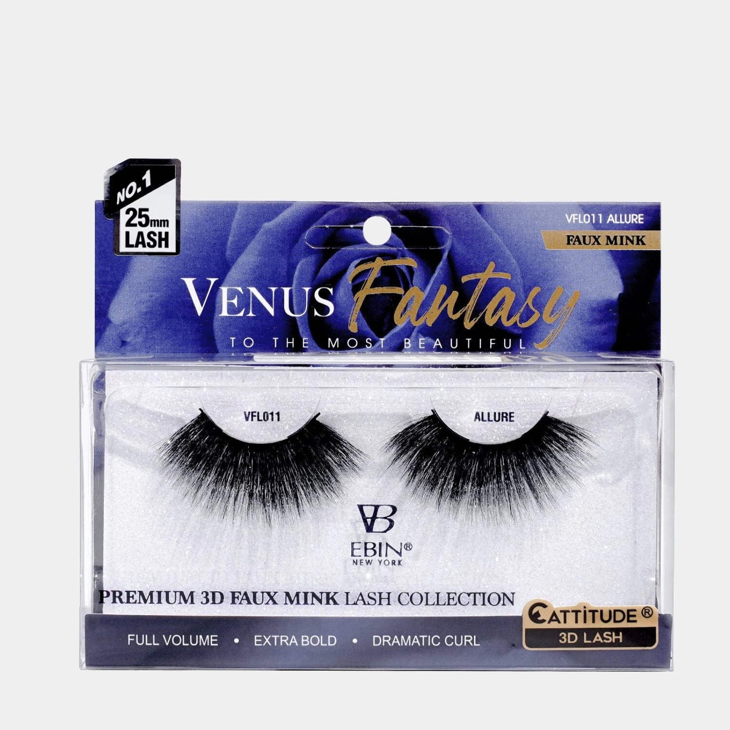 Ebin Venus Fantasy 25mm Faux Mink 3D Lashes - Image 11