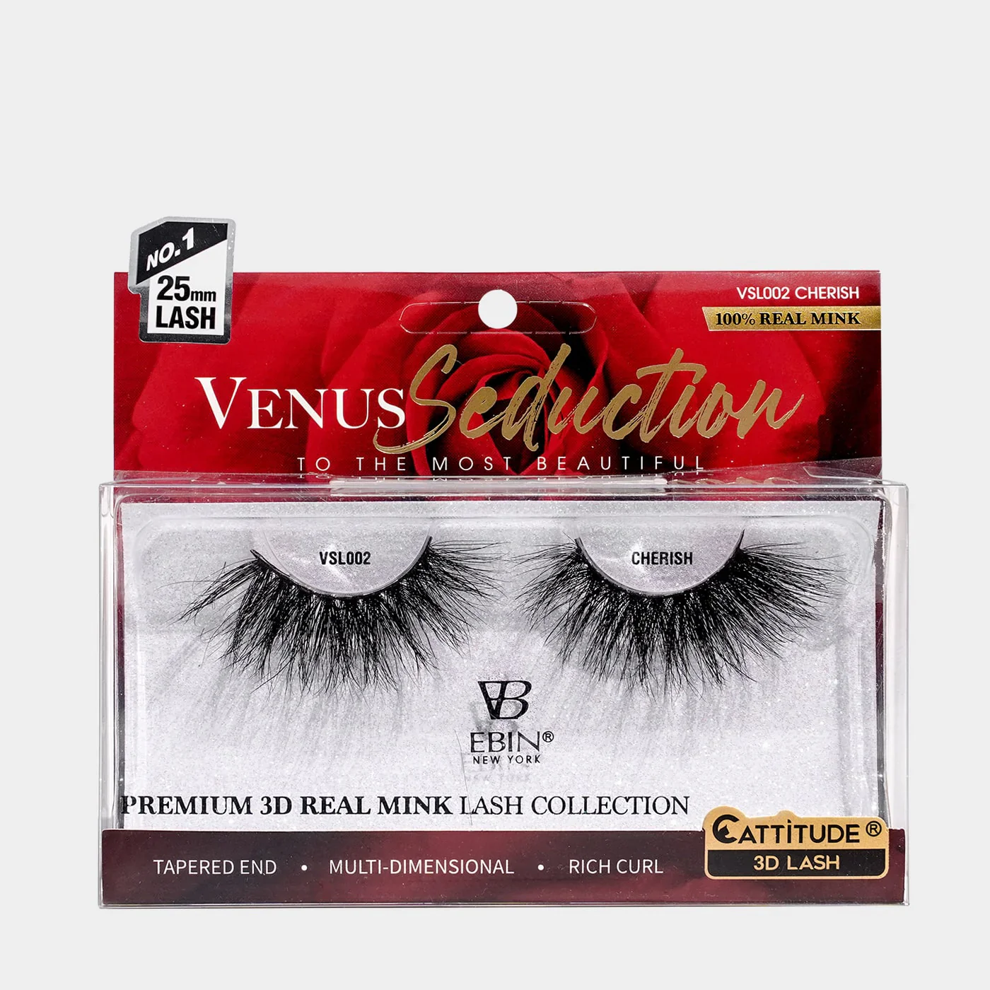 Ebin Venus Seduction 3D Mink Lashes Bold Curls - Image 10