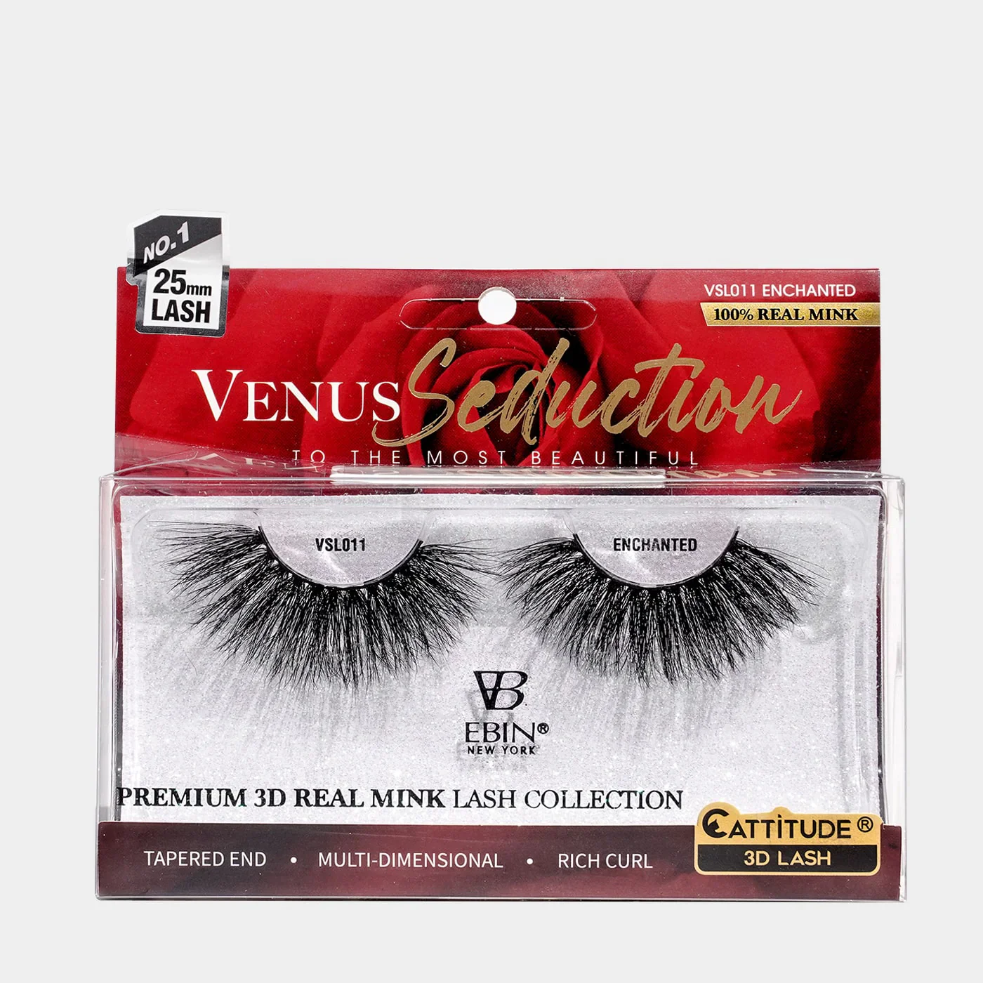 Ebin Venus Seduction 3D Mink Lashes Bold Curls - Image 3