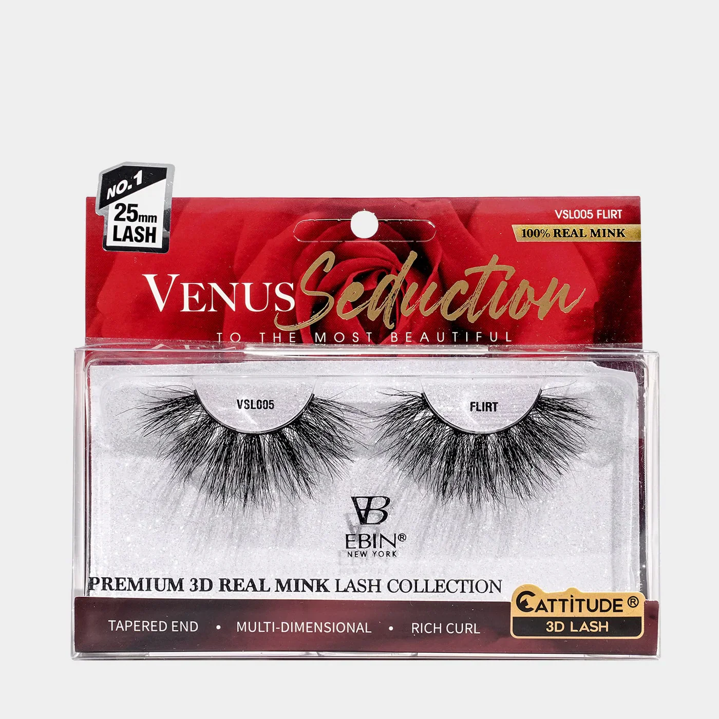 Ebin Venus Seduction 3D Mink Lashes Bold Curls - Image 5