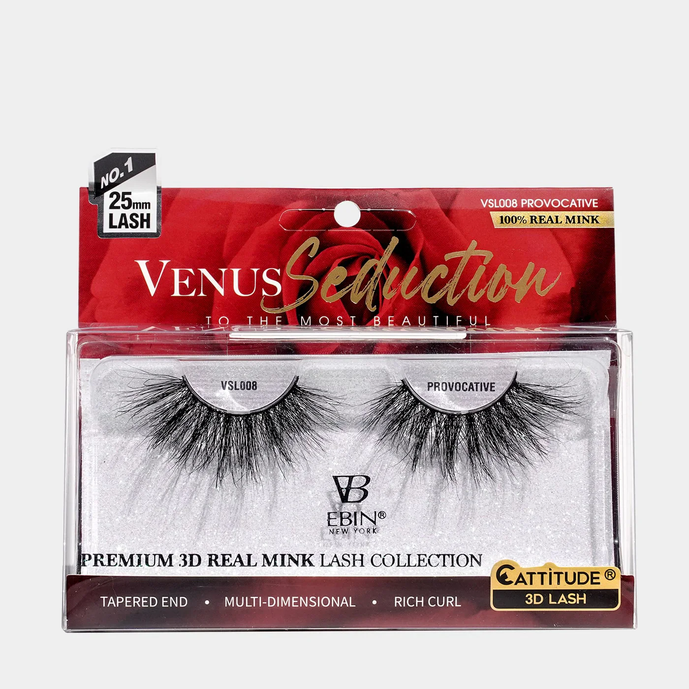 Ebin Venus Seduction 3D Mink Lashes Bold Curls - Image 8