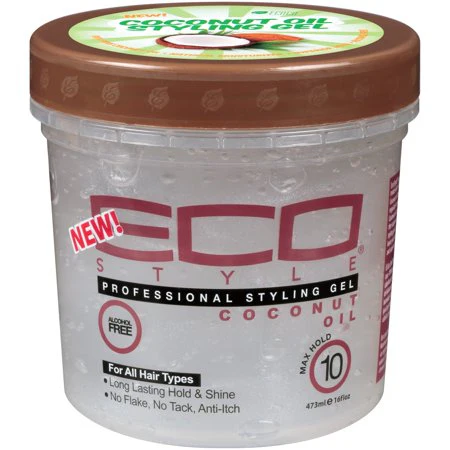 Eco Style Coconut oil Hair Professional Styling Gel - Image 2